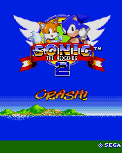Sonic The Hedgehog 2. Crash. для Sony Ericsson